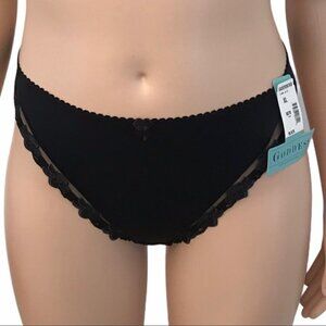 Goddess Georgia Thong Black L